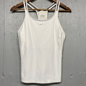 Nike White Tank Top Size L (10/12)